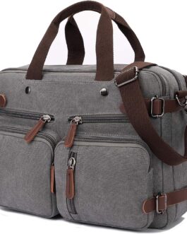 Convertible Laptop Backpack 17.3 Inch Messenger Bag for Men/Women