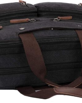Convertible Laptop Backpack 17.3 Inch Messenger Bag for Men/Women