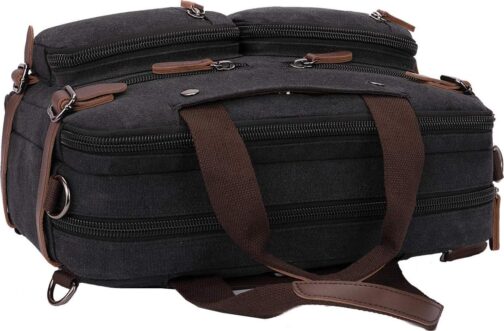 Convertible Laptop Backpack 17.3 Inch Messenger Bag for Men/Women - Image 2