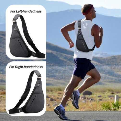Crossbody Bag Anti-Theft Lightweight Casual Shoulder Backpack Sling Chest Bag Belt Rucksack for Travel Bicycle Sport - Image 7
