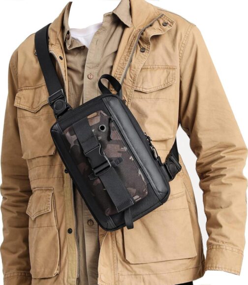 Crossbody Bags Sling Bag Chest Shoulder for Men Women Travel Hiking Daypacks Bicycle bag Motorcycle bag Outdoors - Image 2