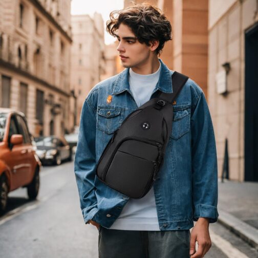 Crossbody Bags for Women Trendy,Sling Bag for Men with Adjustable Shoulder,Travel Essentials Backpack for Traveling - Image 2