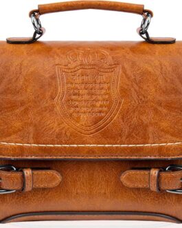 Crossbody Bags for Women, Top-Handle Soft PU Leather Purses for Women, Quiet Luxury Women’s Shoulder Handbags with Adjustable Strap Small Clutch Purse (Brown)