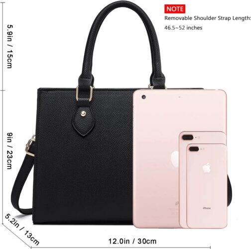 Crossbody Purses and Handbags for Women PU Leather Tote Top Handle Satchel Shoulder Bags - Image 6