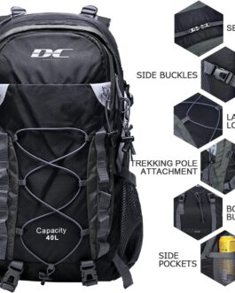 Diamond Candy Waterproof Hiking Backpack for Men and Women, Lightweight Day Pack for Travel Camping