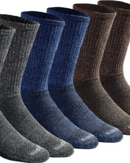 Dickies Men’s Dri-Tech Essential Moisture Control Crew Socks Multipack
