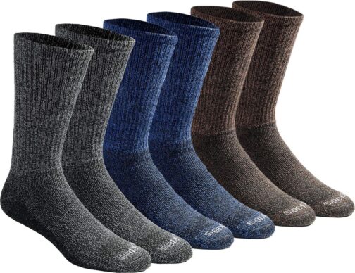 Dickies Men's Dri-Tech Essential Moisture Control Crew Socks Multipack