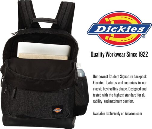 Dickies Signature Backpack for School Classic Logo Water Resistant Casual Daypack for Travel Fits 15.6 Inch Notebook - Image 5