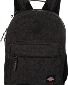 Dickies Signature Backpack for School Classic Logo Water Resistant Casual Daypack for Travel Fits 15.6 Inch Notebook