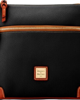 Dooney and Bourke Women’s Crossbody in Pebble Grain Leather, Large Handbag with Adjustable Shoulder Strap