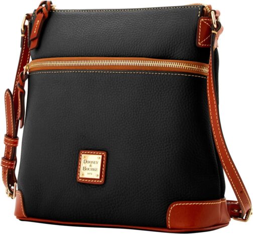 Dooney and Bourke Women's Crossbody in Pebble Grain Leather, Large Handbag with Adjustable Shoulder Strap - Image 2