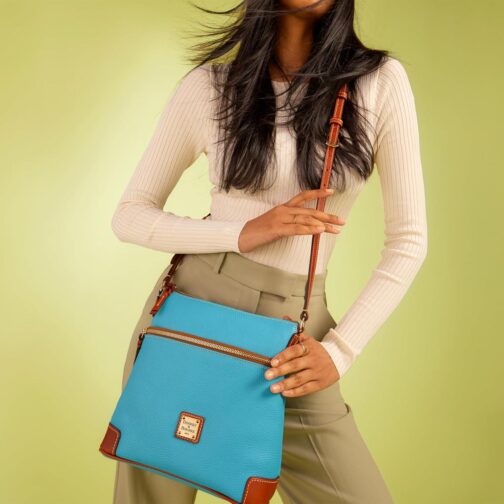 Dooney and Bourke Women's Crossbody in Pebble Grain Leather, Large Handbag with Adjustable Shoulder Strap - Image 5