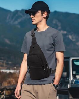 EVANCARY Small Sling Bag for Women Men, Sling Backpack Chest Daypack Crossbody Backpack for Travel Sports Running Hiking
