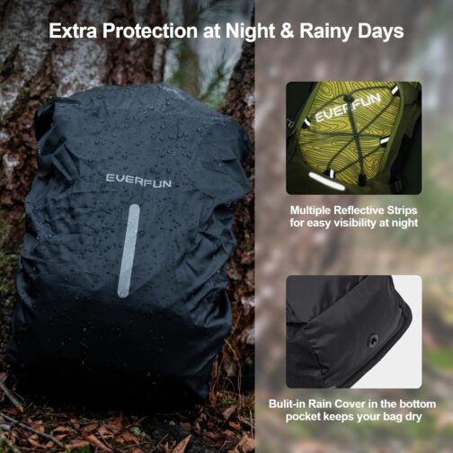 EVERFUN Hydration Backpack 18L with Water Bladder 2L/3L Hiking Water Backpack Women Men Lightweight Insulation Hydration Day Rucksack for Hiking, Cycling, Running, Festival, Camping - Image 5