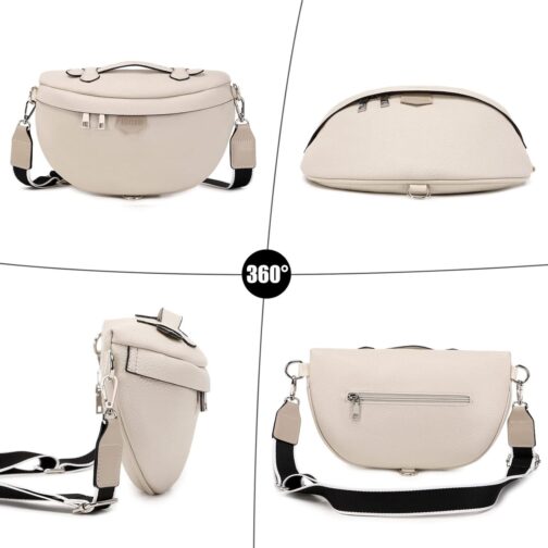 Eslcorri Crossbody Bags for Women - Fashion Sling Purse Shoulder Bag Fanny Pack Leather Causal Chest Bum Bag Cross Body Purse - Image 8
