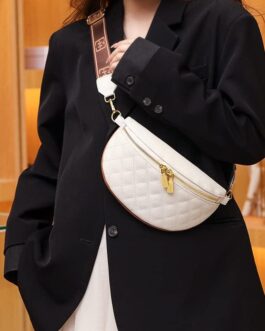 Eslcorri Small Crossbody Sling Bag for Women Trendy – Fashionable Fanny Packs Vegan Leather Chest Belt Bum Bag Anti Theft Crossbody Sling Purse for Women for Travel Sport Camping