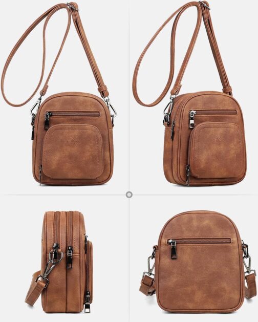 FADEON Mini Crossbody Bags Purses for Women Small Cross Body Purse, Designer Crossbody Purse Shoulder Bag Card Slot - Image 8