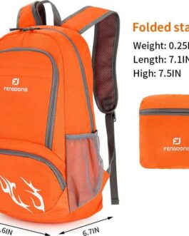 FENGDONG 35L Lightweight Foldable Waterproof Packable Travel Small Hiking Backpack Daypack for men women