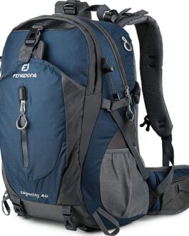 FENGDONG 40L Waterproof Lightweight Hiking,Camping,Travel Backpack for Men Women