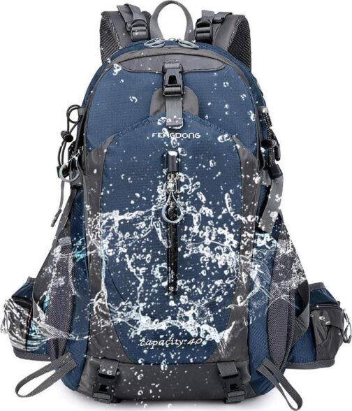 FENGDONG 40L Waterproof Lightweight Hiking,Camping,Travel Backpack for Men Women - Image 6