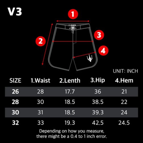 FIED Olympia IFBB MensPhysique Stage War Shorts Board-Shorts Posing Trunks Competition Swim Summer NPC RISING and CHAIN COLLECTION (26 , Rising Sun) - Image 6