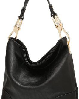 FOXLOVER Womens Faux Leather Hobo Bags Vintage Large Crossbody Shoulder Purse Ladies Tote Handbags