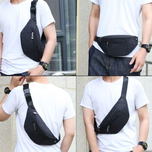 Fanny Pack for Men and Women, Fashion Waterproof Waist Packs with Adjustable Belt, Casual Bag Bum Bags for Travel Sports Running. - Image 4