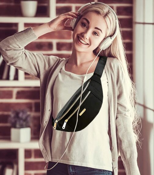 Fanny Packs Waist Bag for Women, Waist Pack Phone Holder for Running Sports Festival Traveling - Image 7