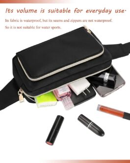 Fanny Packs for Women Fashionable Cute Womens Bum Hip Belt Waist Bag Fanny Pack for Women Crossbody with Adjustable Belts for Disney Hiking Walking Shoping