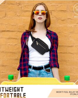 Fanny Packs for Women Men, Fashion Waist Pack Belt Bags for Teen Girls with Multi-Pockets Adjustable Belts, Cute Fanny Pack Bum Bag for Disney Travel Hiking Cycling