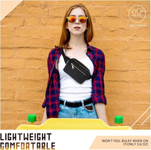 Fanny Packs for Women Men, Fashion Waist Pack Belt Bags for Teen Girls with Multi-Pockets Adjustable Belts, Cute Fanny Pack Bum Bag for Disney Travel Hiking Cycling - Image 2