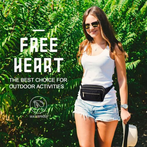 Fanny Packs for Women Men, Fashion Waist Pack Belt Bags for Teen Girls with Multi-Pockets Adjustable Belts, Cute Fanny Pack Bum Bag for Disney Travel Hiking Cycling - Image 8