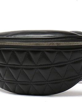 Fashion Waist Packs for Women Fanny Packs Quilted Belt Bag Festival Bum Bags Crossbody Waist Purse for Sports Workout Traveling Running Casual bag(Women Fanny Pack for Black)