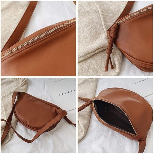 Fashion Women Waist Bag Fanny Pack Large Capacity Crossbody Chest Bags Banana Pack PU Leather Ladies Belt Bag Waist Pack - Image 6