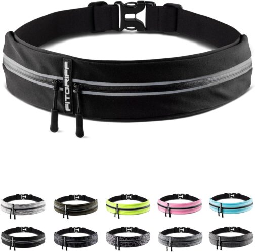 Fitgriff Running Belt for Men and Women - Secure Jogging Pouch for Phone, Keys and Essentials - For All Cell Phones