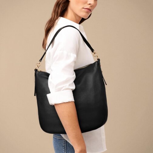 Fossil Women's Jolie Leather Hobo Purse Handbag for Women - Image 8
