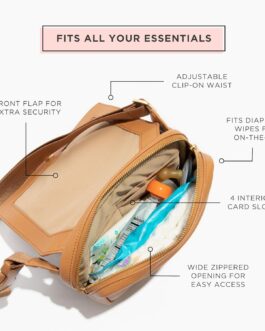 Freshly Picked Classic Park Pack, Fashion Waist Fanny Bag, Mom Hip Bag, Stone
