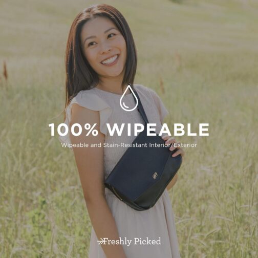 Freshly Picked Classic Park Pack, Fashion Waist Fanny Bag, Mom Hip Bag, Ebony Black - Image 3