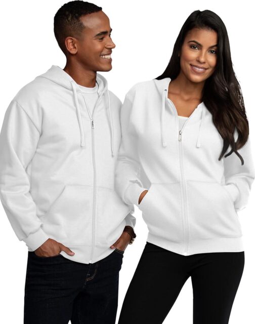 Fruit of the Loom Eversoft Fleece Hoodies, Pullover and Full Zip, Moisture Wicking and Breathable, Sizes S-4X - Image 4