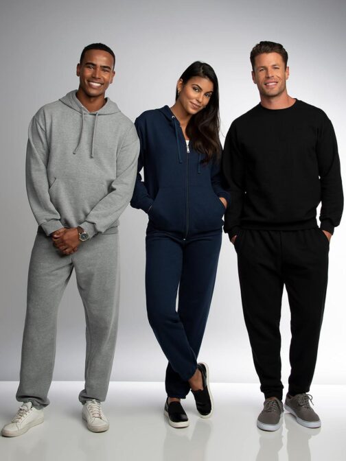 Fruit of the Loom Eversoft Fleece Elastic Bottom Sweatpants with Pockets, Relaxed Fit, Moisture Wicking, Breathable - Image 3