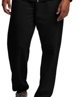 Fruit of the Loom Eversoft Fleece Elastic Bottom Sweatpants with Pockets, Relaxed Fit, Moisture Wicking, Breathable