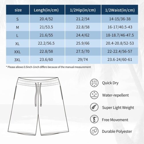 Funny Book Shelves Collection and Ladder Men's Swim Trunks Quick Dry Shorts for Beach, Casual, Summer, Hawaiian Bathing Suit - Image 9