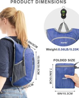 G4Free 10L Hiking Backpack Small Travel Hiking Daypack Lightweight Packable Backpack Casual Foldable Shoulder Bag