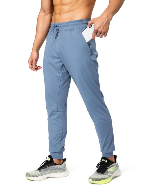 G Gradual Men's Sweatpants with Zipper Pockets Athletic Pants Traning Track Pants Joggers for Men Soccer, Running, Workout - Image 3