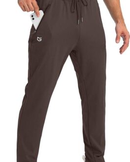 G Gradual Men’s Sweatpants with Zipper Pockets Tapered Joggers for Men Athletic Pants for Workout, Jogging, Running