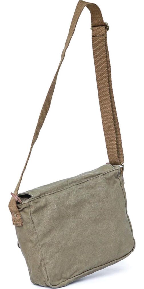Gootium Canvas Messenger Bag - Vintage Crossbody Shoulder Bag Military Satchel - Image 4