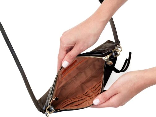 HOBO Womens Leather Crossbody Bag - Image 3