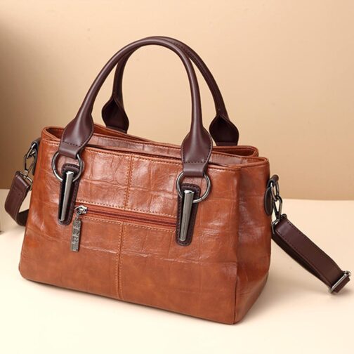 Handbags and Purses for women Vegan Leather Tote Bag for Women Satchel Shoulder Bags Travel Purse with Compartments - Image 3