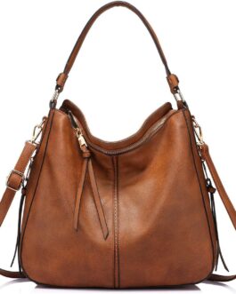 Handbags for Women Large Designer Ladies Hobo bag Bucket Purse Faux Leather
