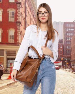 Handbags for Women Large Designer Ladies Hobo bag Bucket Purse Faux Leather